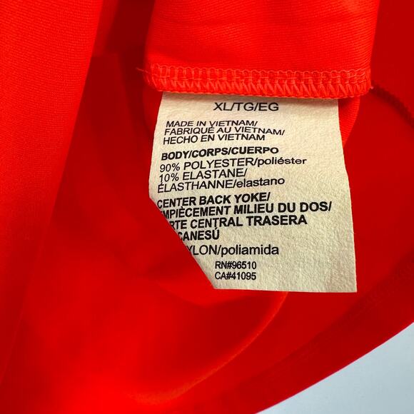 Under Armour size XL short sleeve athletic t-shirt tee‎ top bright red orange - Picture 4 of 4